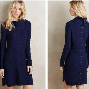 Sparrow Midnight Blue Knit Long Sleeve Dress